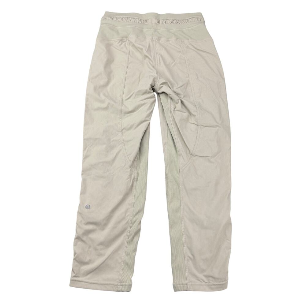LULULEMON Dance Studio Mid-Rise Cropped Pant Size 4 Mojave Tan - Picture 8 of 11